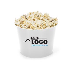 Balde de pipoca 3 litros personalizado em plástico