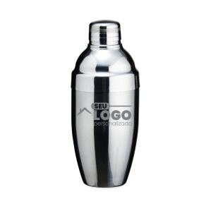 Coqueteleira inox 600ml personalizada a laser