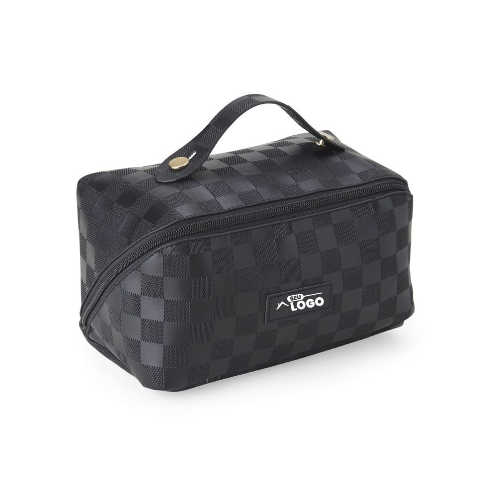 necessaire couro sintetico necessaire personalizada em Porto Alegre