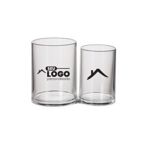 porta caneta duplo personalizado