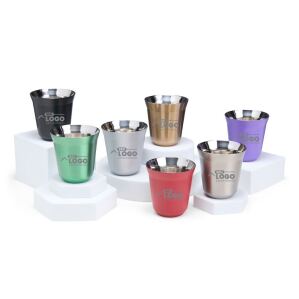 Copo inox 150ml personalizado com gravação a laser