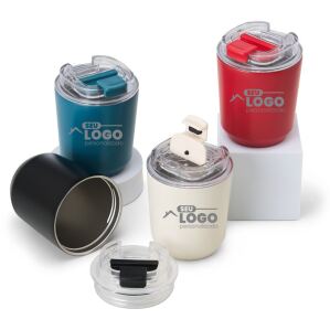Copo térmico 280ml personalizado em inox com gravação a laser