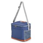 Bolsa térmica personalizada com bolsos laterais e compartimentos para bebidas