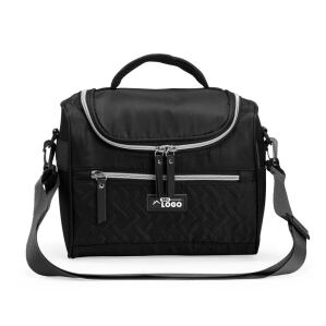 Bolsa térmica 9 litros personalizada com compartimentos e alça ajustável