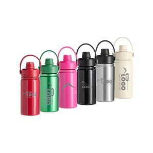 Garrafa térmica 400ml personalizada com canudo e bico flip
