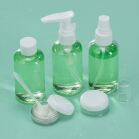 Kit frascos viagem personalizado para brindes corporativos