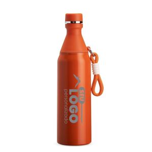 Garrafa térmica 500ml personalizada com copo removível e mosquetão