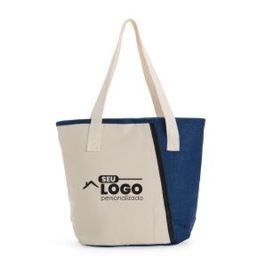 Bolsa térmica 9 litros personalizada com alças de algodão
