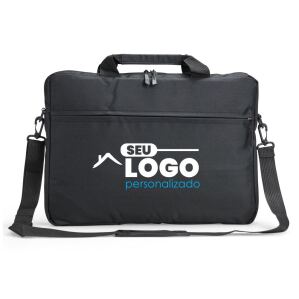 Pasta para notebook 15 personalizada com alça e compartimentos