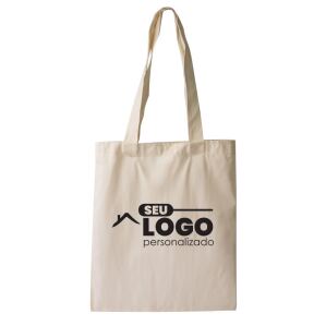 Sacola de algodão personalizada ecológica reutilizável