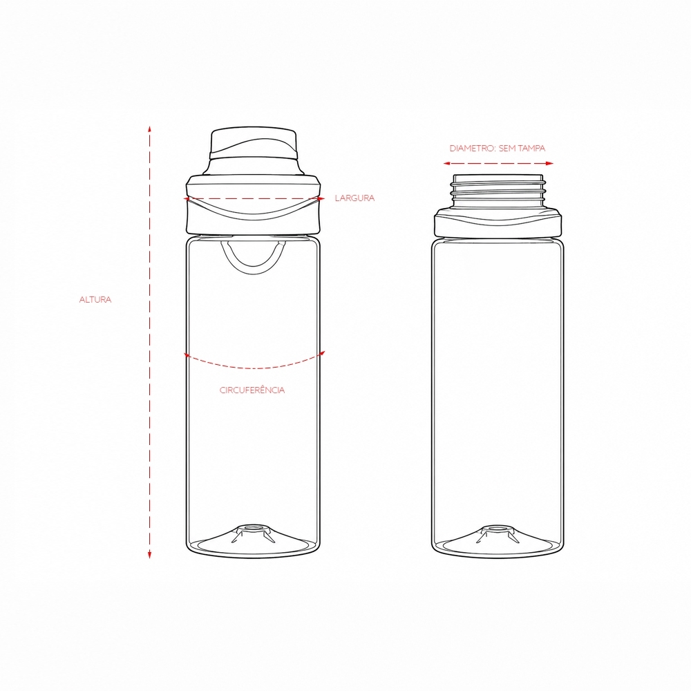 Garrafa-Plastica-700ml-28517d7-1779284742 Garrafa promocional personalizada com marcação de volume