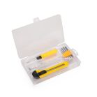 Kit de ferramentas personalizado com estojo plástico